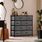Sorbus Dresser with 8 Drawers - Storage Chest Organizer with Steel Frame, Wood Top, Handles, Fabric Bins
